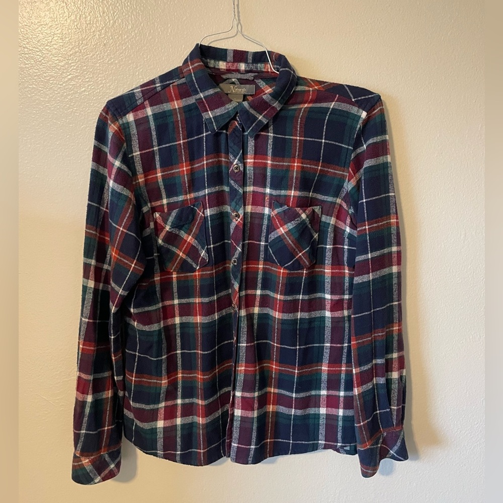 Natural Reflections Flannel, Super Comfy, Gently Loved!